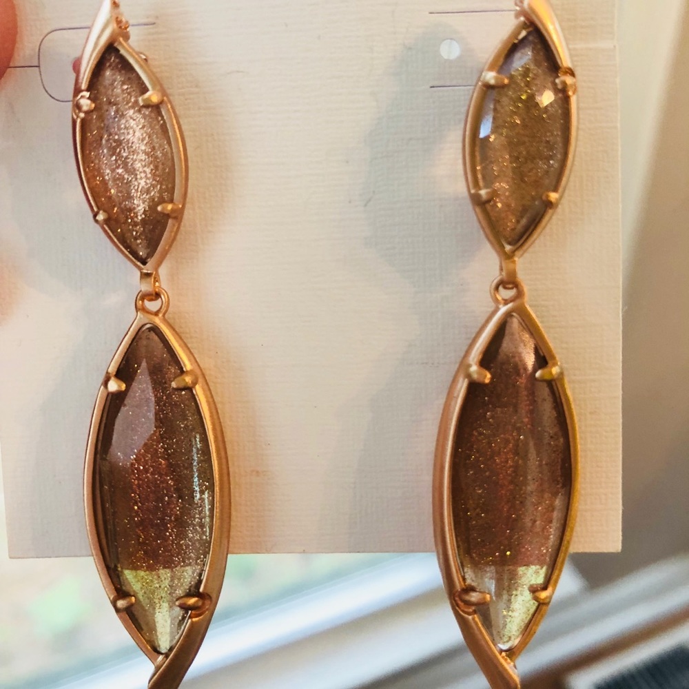 ON SALE! NWT Kendra Scott Maisey Earrings Gold Dus - Picture 5 of 8